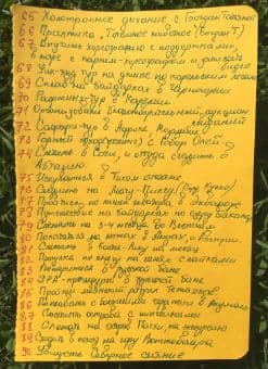 Список 100 желаний Елены. Лист 3