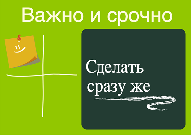Квадрант 1 матрицы Эйзенхауэра: сделать немедленно
