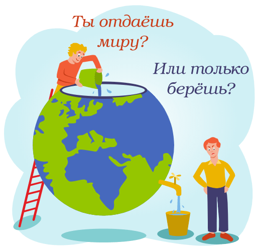 Что даш миру, то и получишь